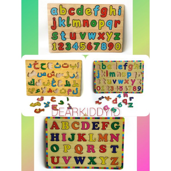 DK Puzzle Kayu / Wooden Bongkar Pasang Mainan Edukasi Anak