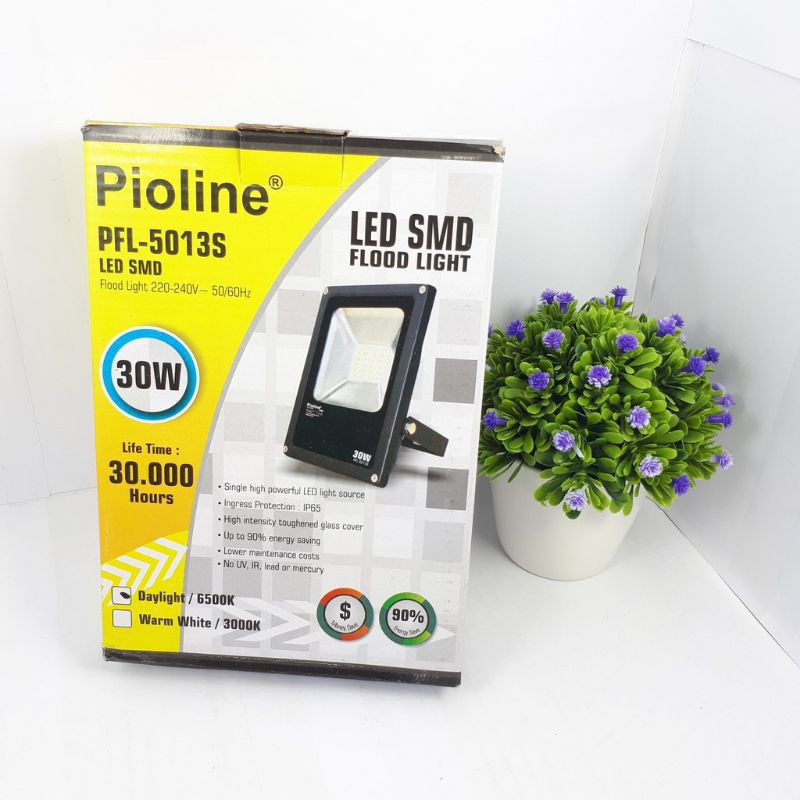 Lampu Sorot LED 30 Watt pioline / Lampu Tembak Floodlight 30w Outdoor / Panggung / Lapangan Taman