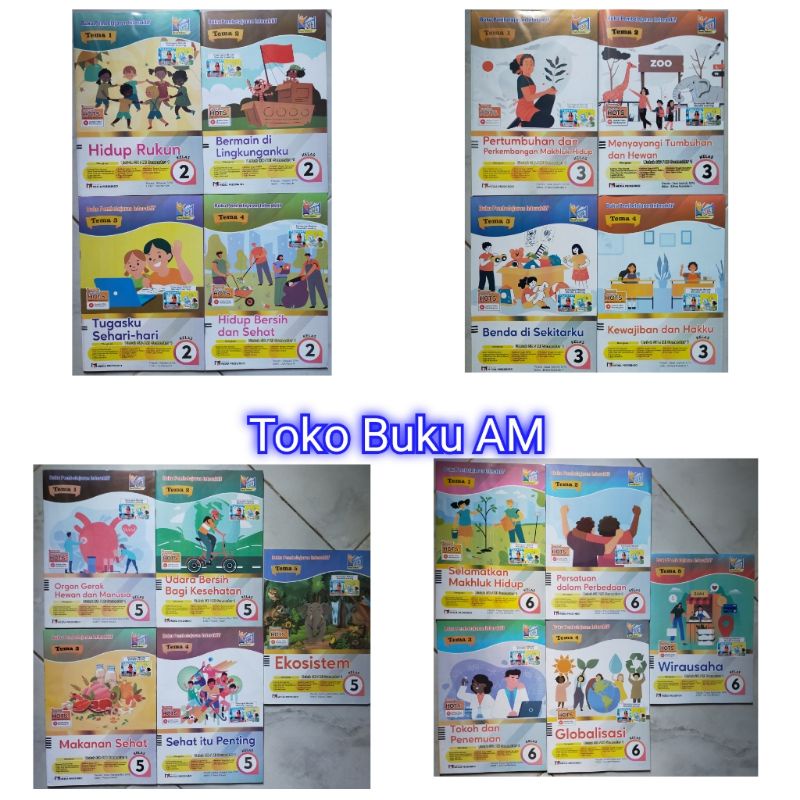 Paket  LKS Tematik Media Pressindo Semester 1 SD Kelas 2 3 5 6 Kurikulum 2013 Revisi Terbaru 2022