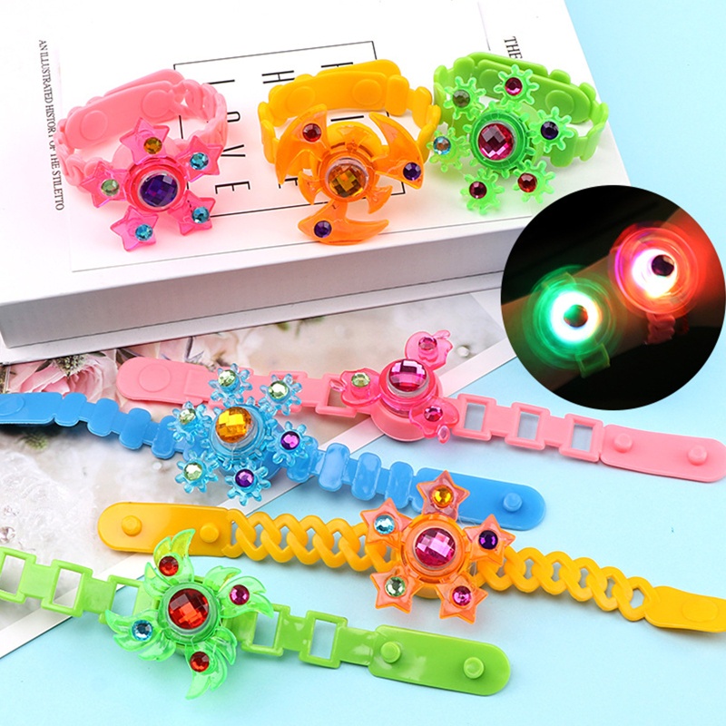 Mary Light Up Watch Wrist Band Untuk Pesta Anak Cosplay Kain Accs Fidget Flashing Spinner LED Band Malam Mainan Untuk Kidd