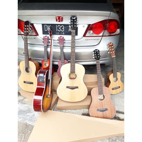 gitar cowboy original ukuran 3/4