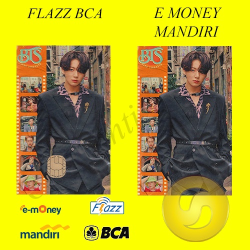 CUSTOM KARTU FLAZZ BCA GENERASI 2 ATAU EMONEY/SALDO 0 - BTS EDITION