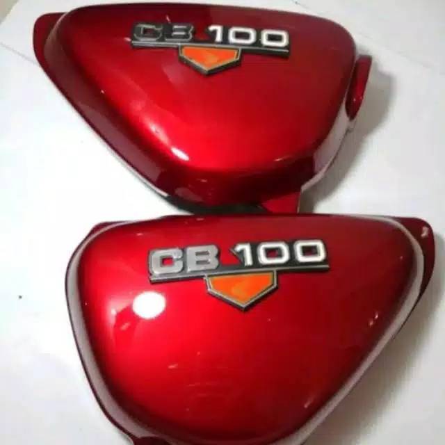 Tool Box Aki Tutup Aki Accu Honda CB 100 merah