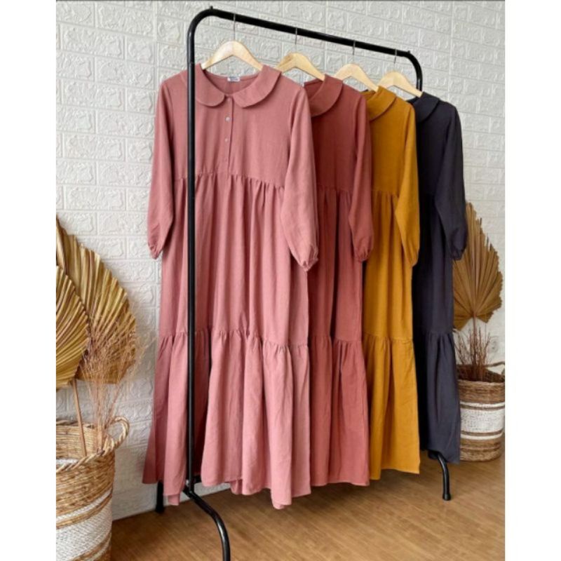 JIHAN DRESS CRINCLE AIRFLOW