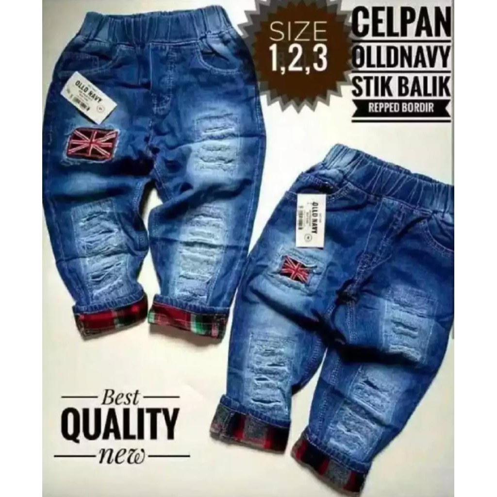 CELANA JEANS ANAK ANAK JEANS ANAK JEANS ANAK RIPPED 1-9 TAHUN BAWAHAN JEANS CELANA ANAK JEANS