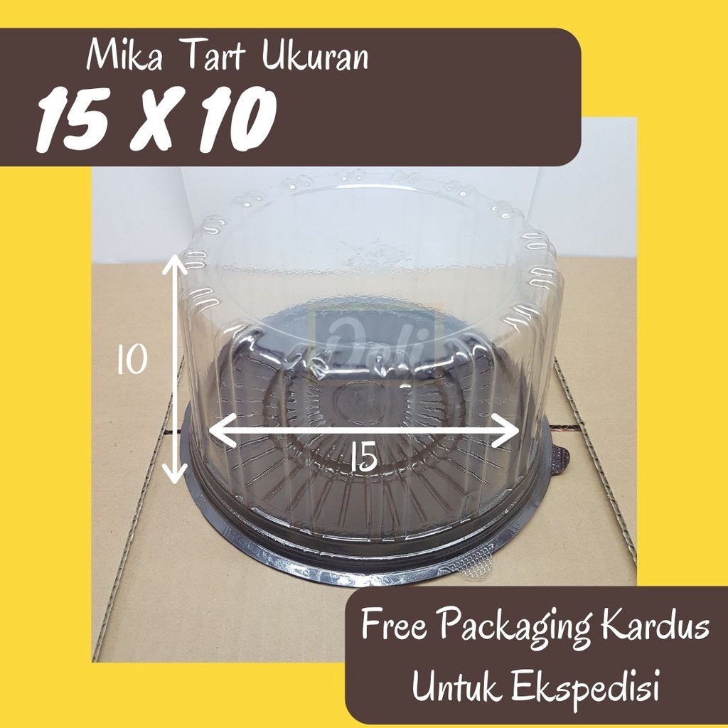 Mika Tart Bulat / Mika Kue Ulang Tahun / Tempat Kue Tart Diameter 15cm