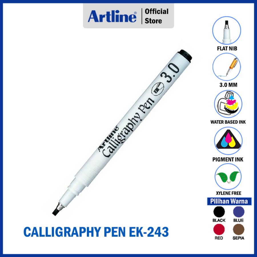 

PULPEN ARTLINE CALLIGRAPHY PEN 3.0 MM EK-243