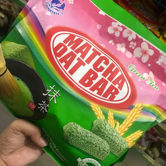 

Matcha oat bar greantea