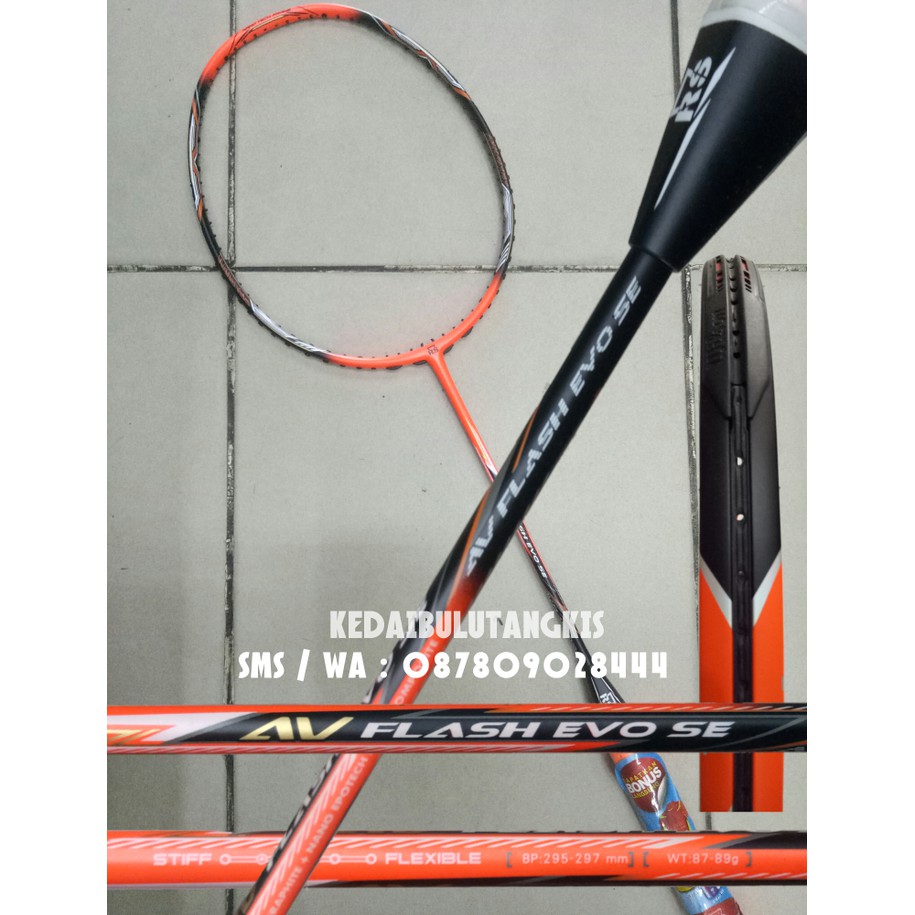 Hot Sale Raket Badminton RS Evo Flash SE Bonus Tas Kaos