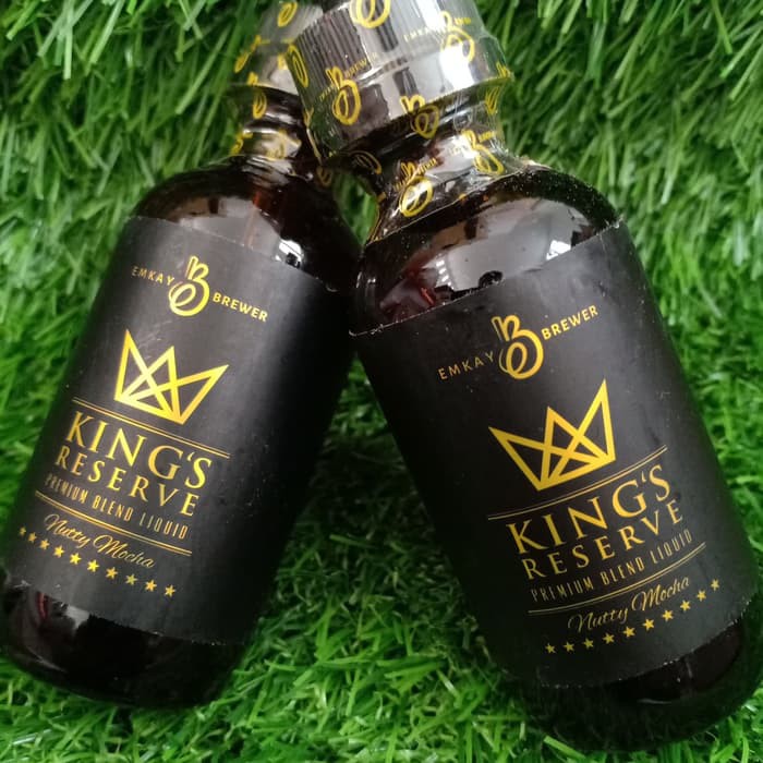 King Reserve | king's reserve Nutty Mocha 60ml 3&amp;6mg By Emkay berpita cukai