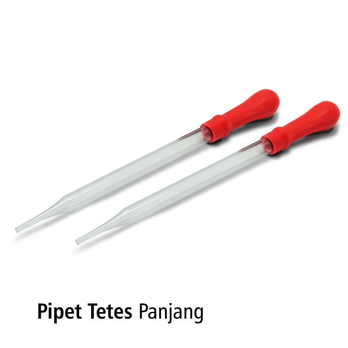 Pipet tetes kaca panjang box'50s OJ