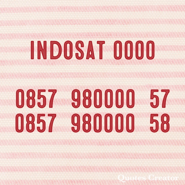 Indosat cantik