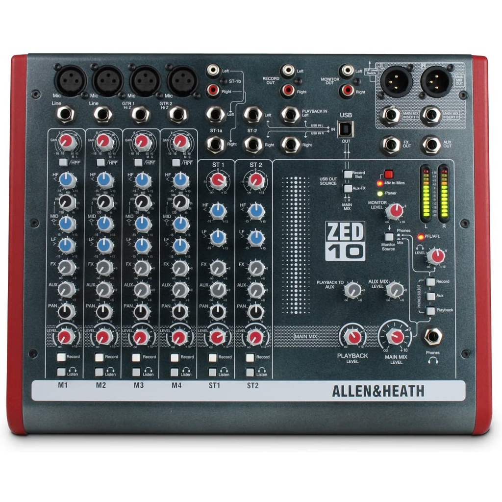 PROMO HARGA MURAH    Mixer Audio Allen & Heath ZED-10FX ZED 10 10-Channel Mini Analog Mixer