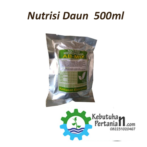 Nutrisi Hidroponik AB Mix Daun