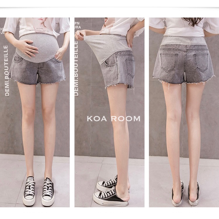 DP3311  Maternity Denim Short Pant ( Jean Pendek Bumil )