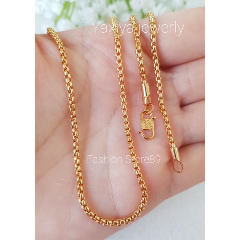 Kalung Holo Xuping yaxiya lapis emas 18k panjang 50cm
