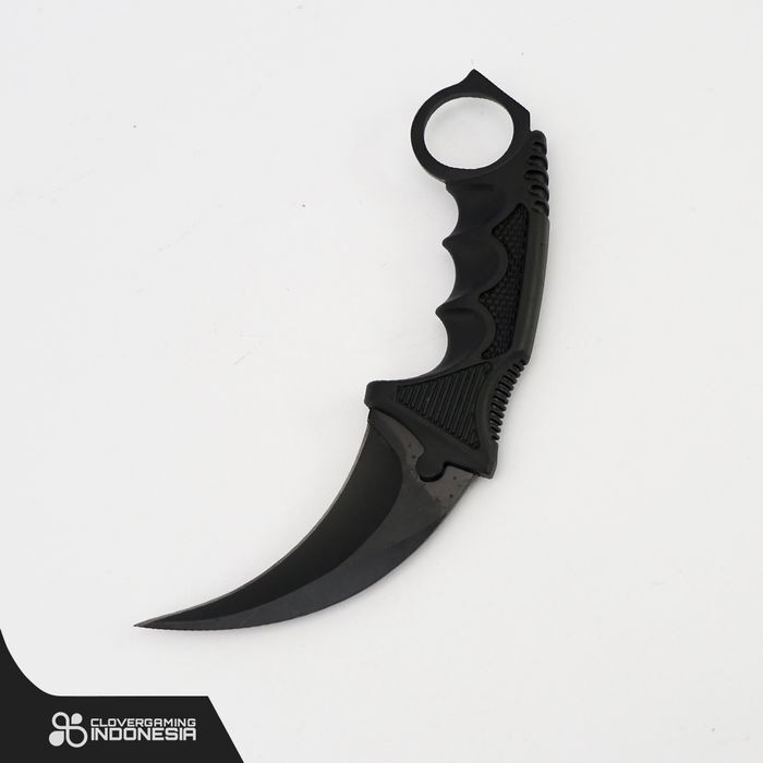 Premium Karambit Knife Black || CSGO Counter Strike Knife Case Pisau