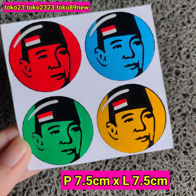 cutting stiker motor stiker Soekarno