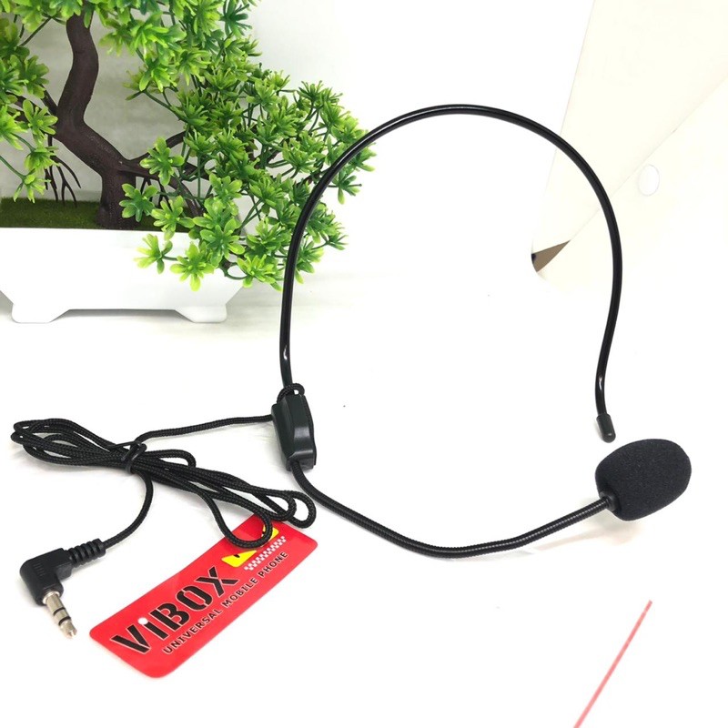 PROMO MIC CLIP ON BANDO ORIGINAL VIBOX KABEL NYLON SUARA AUDIO HD CLEAR BUAT VLOGGER