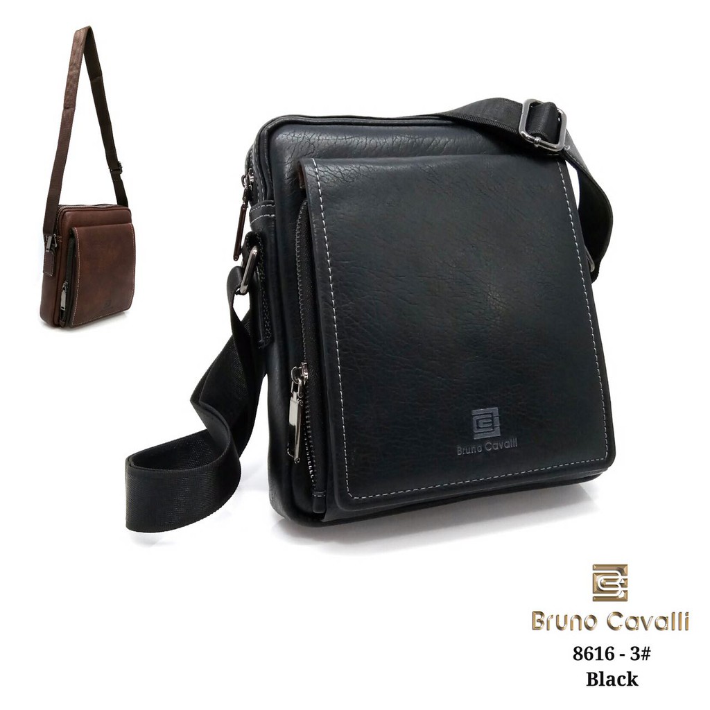 TAS SELEMPANG PRIA ORIGINAL BRANDED BRUNO CAVALLI 8616-3