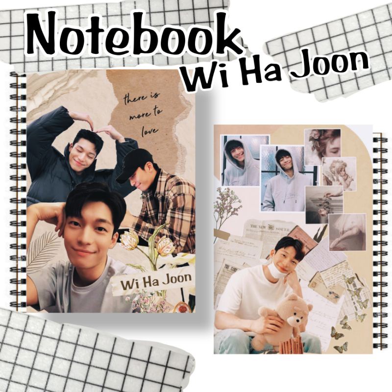 

Notebook Kdrama Actor Wi Ha Joon Spiral Book