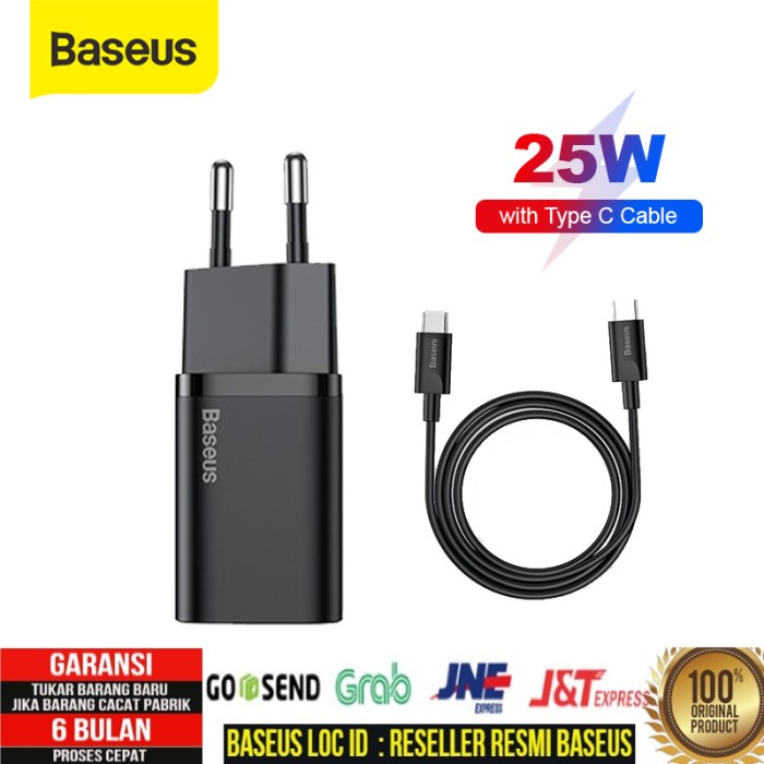 Baseus Kepala Charger Super Si Quick Charger 25W Samsung Xiaomi Pad