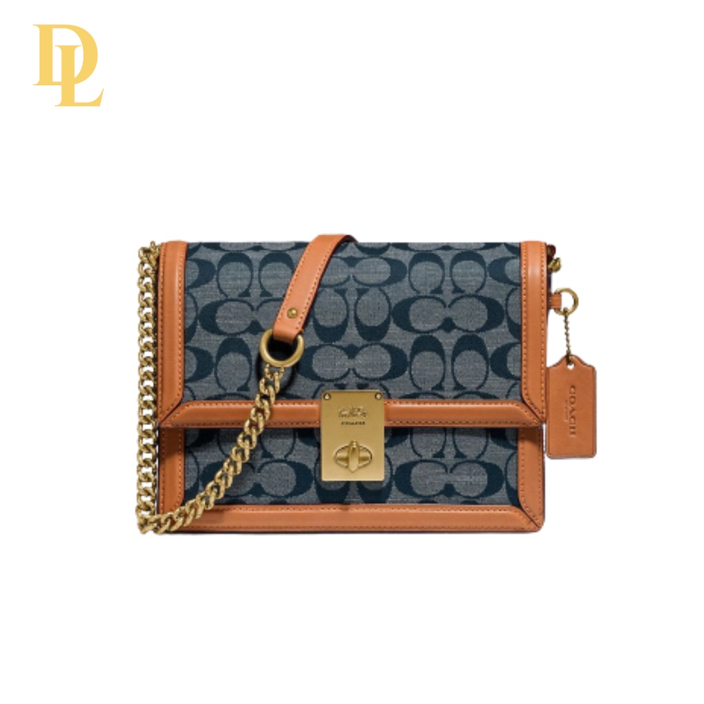 Coach Hutton Chambray Midnight Navy Multi (C3696)