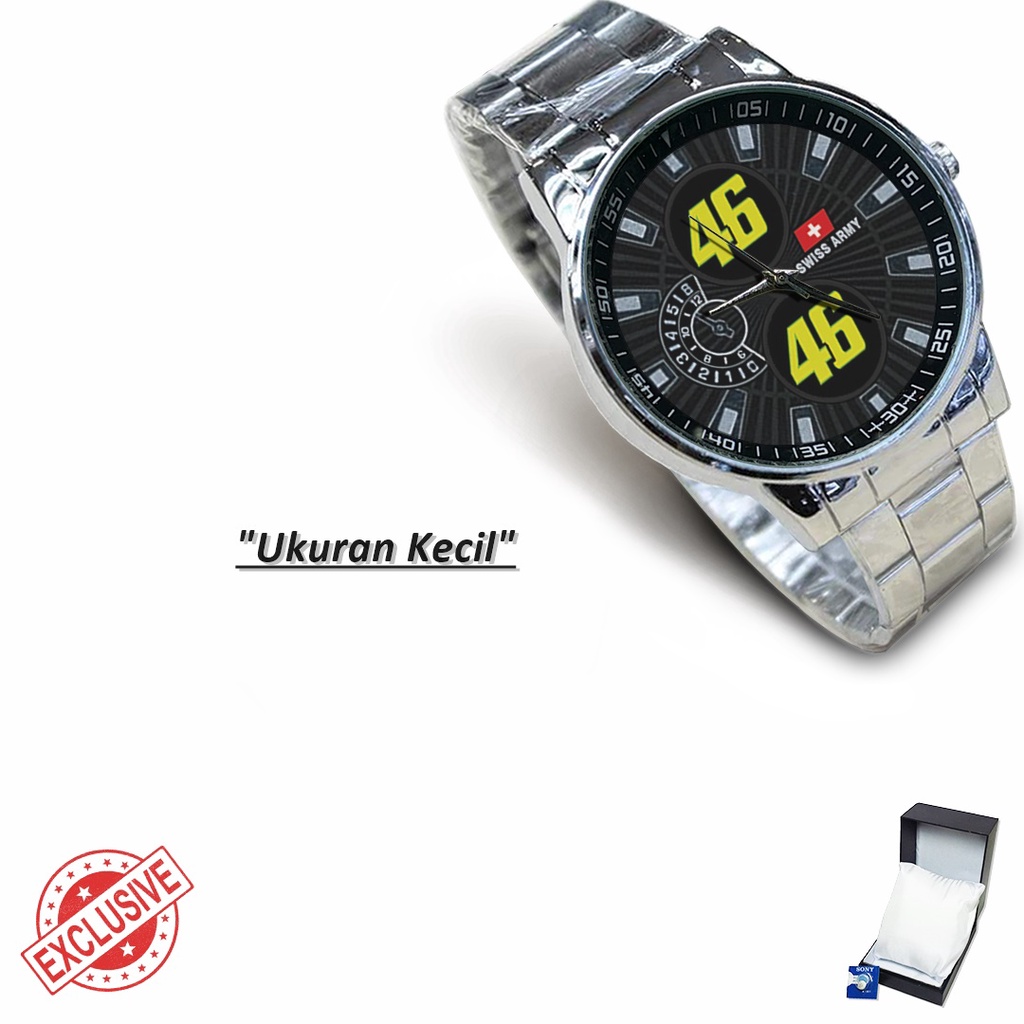 Jam Tangan Rantai Couple Logo V.R 46 (Cool)