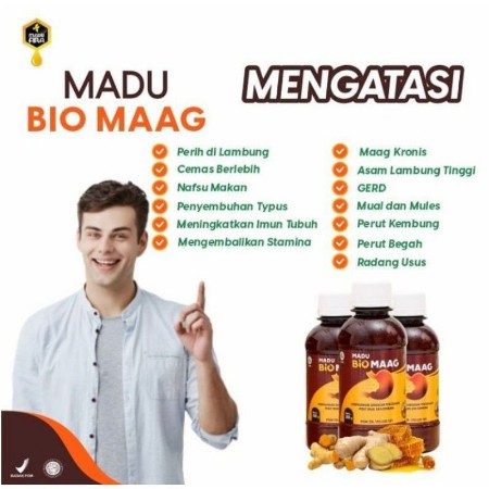 Madu Biomaag Biomag Obat Herbal Asam Lambung Bukan Madu Zestmag Maag Kronis Gerd Gangguan Pencernaan