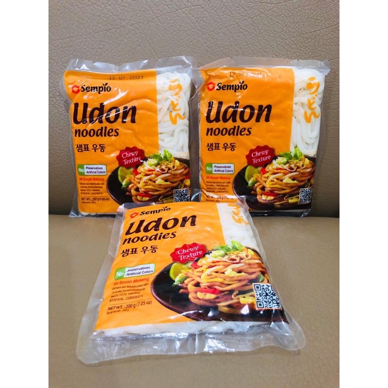 Sempio Fresh Udon Noodle / Mie Tebal / Mie Udon Instant 200 GR Korea