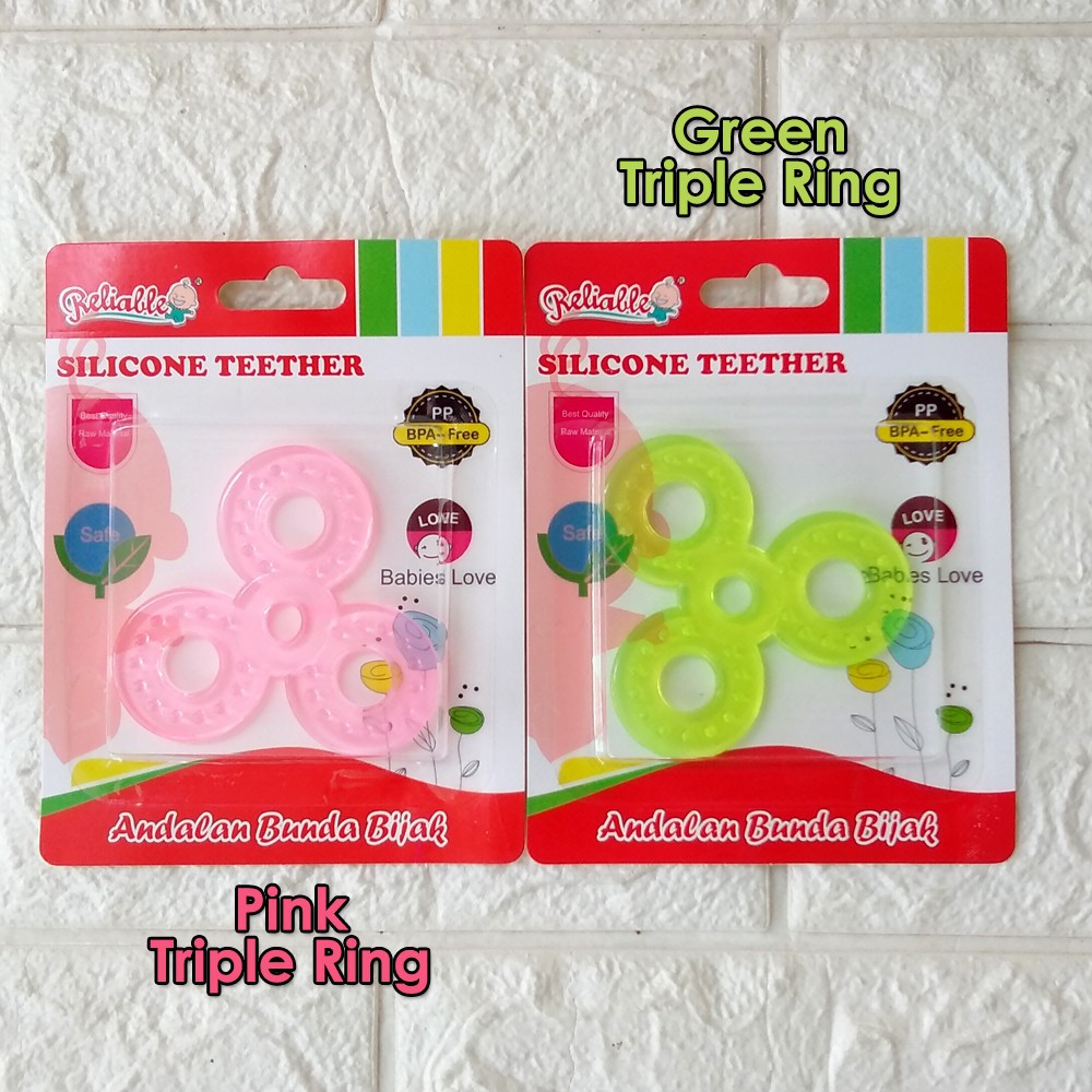 RELIABLE &amp; LUSTY BUNNY WATER FILLED SILICONE TEETHER - Gigitan Bayi Silikon Reliable &amp; Disney Baby DMM-4011