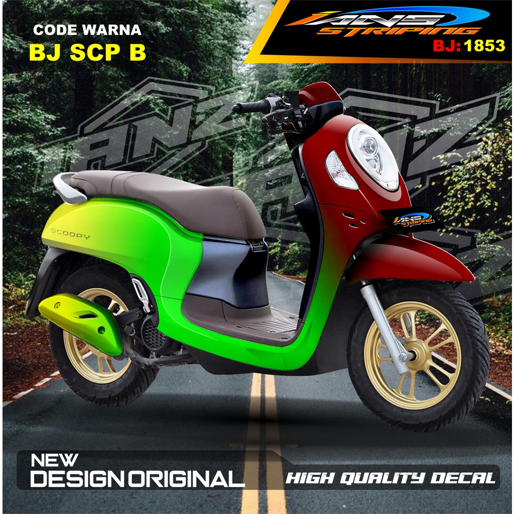 DECAL STIKER FULL BODY SCOOPY / STICKER ALL NEW SCOOPY / STIKER FULL BODY SCOOPY TERMURAH / STIKER MOTOR SCOOPY / STIKER MOTOR