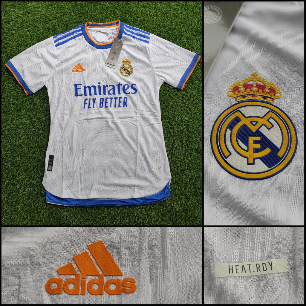 PLAYER ISSUE JERSEY REAL MADRID HOME HEAT DRY 2021/2022 GRADE ORI