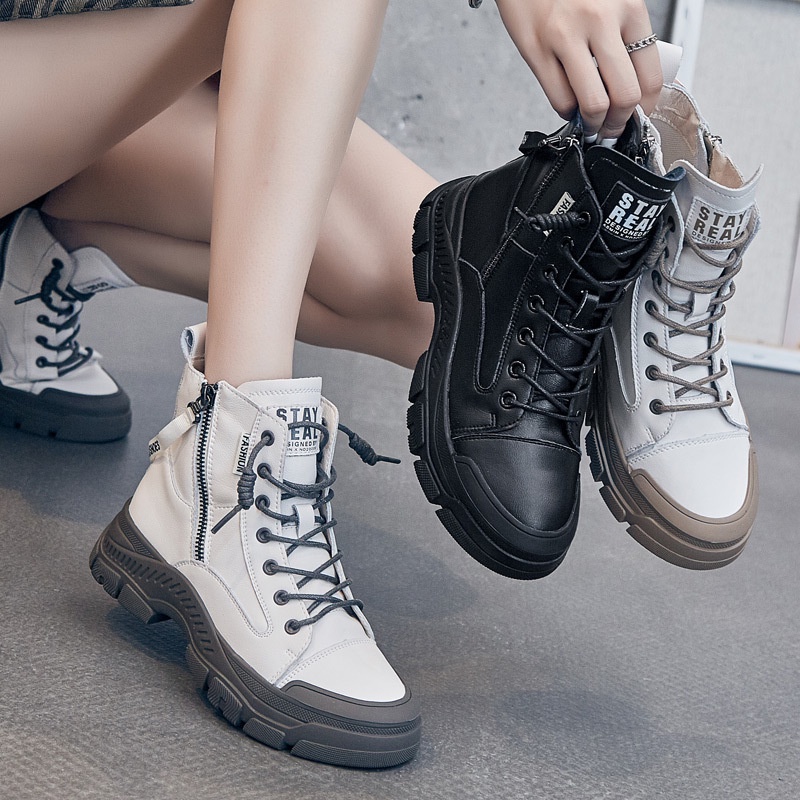 [DUNIA FASHION] Sepatu Wanita Sneakers Boots Import Premium Quality DF 558