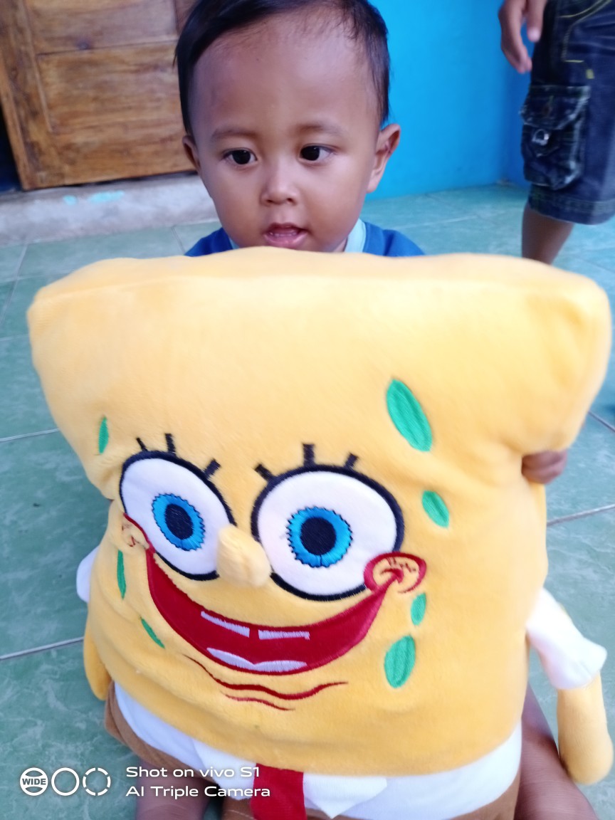 Sepasang Bantal Dan Guling Spongebob
