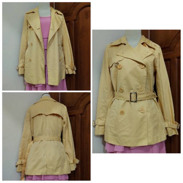 PL Coat Kuning (Brand "22 OCTOBRE") Kode 275 Preloved Coat