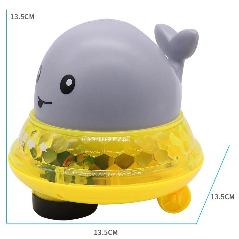 MAINAN MANDI ANAK AIR UFO WHALE WATER PAUS