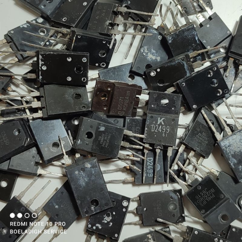 3 Pcs Transistor Horizontal Cabutan TR Hor Horisontal