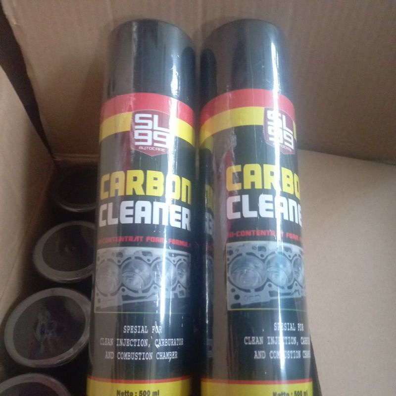 Carbon cleaner Foam Spray 500 Ml SL 99 Persis ruang bakar sudah plus selang 40 cm