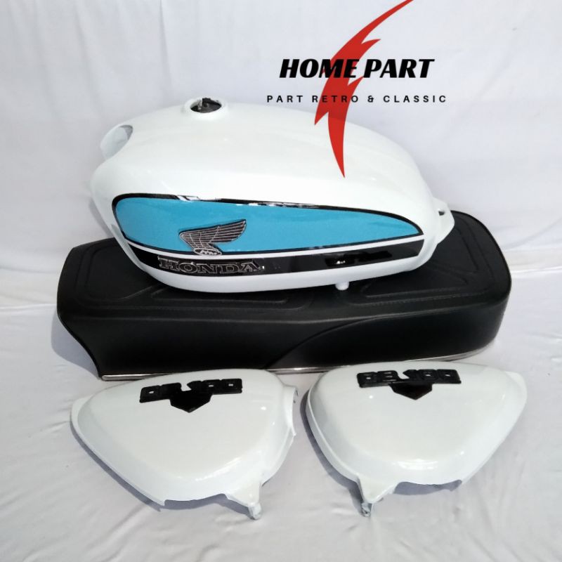 BODY SET CB CB 100 PUTIH BIRU