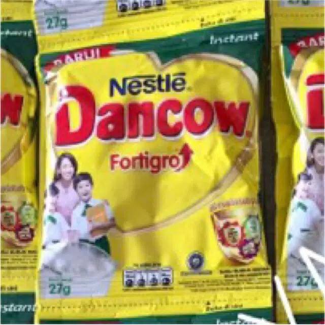 Susu Bubuk Dancow Putih Sachet | 27 Gram 1 Sachet