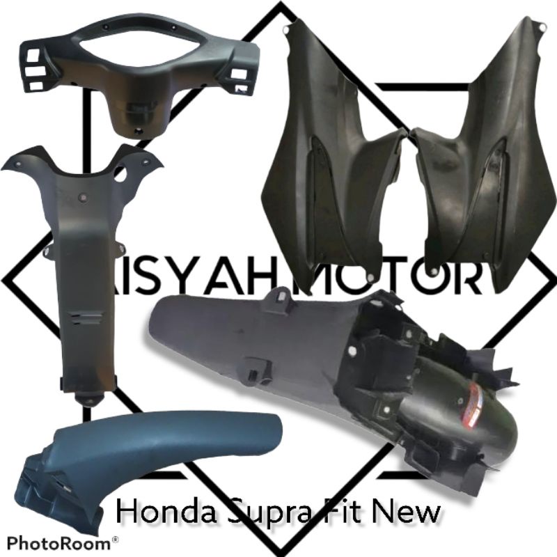 Full Bodi Honda Supra Fit New Cakram Warna Biru Silver