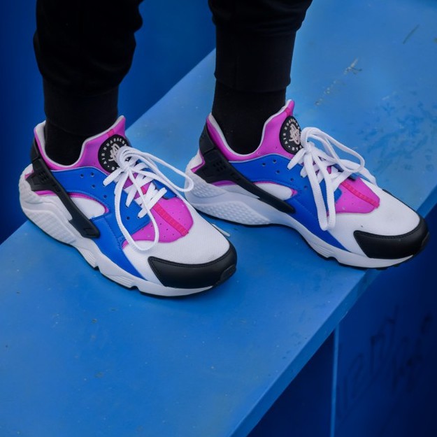 nike huarache blue jay