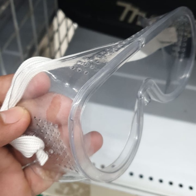 KACA MATA SAFETY CORONA GOOGLE KARET ANTI VIRUS