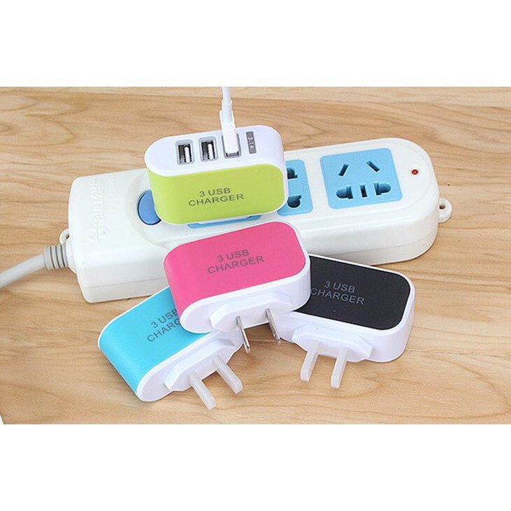 Adaptor Charger 3 Port 3.1A / Batok Charger 3 Port USB