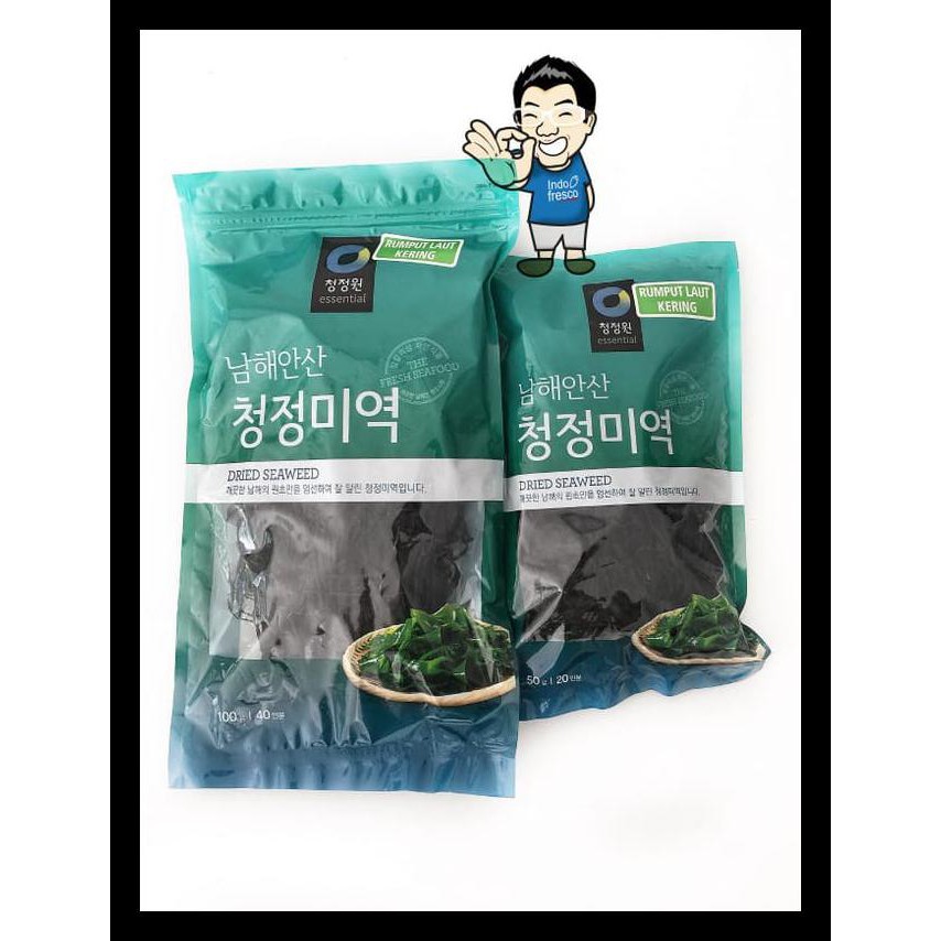 

Daesang Miyeok/ Dried Seaweed/ Rumput Laut Kering - 100 G Terjamin