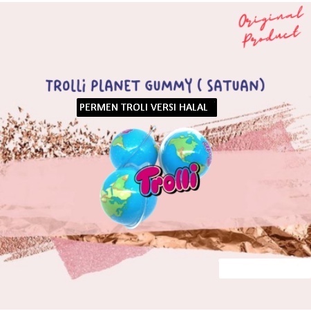 [PLANET HALAL] JELLY Planet Soccer Chewy Gummy  - Korean Trolli Gummy - Permen Trolly Jelly Gummi Vi