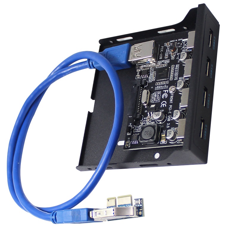 USB Front Panel Pcie 4 Port USB3.0 High Speed 3.5 inch