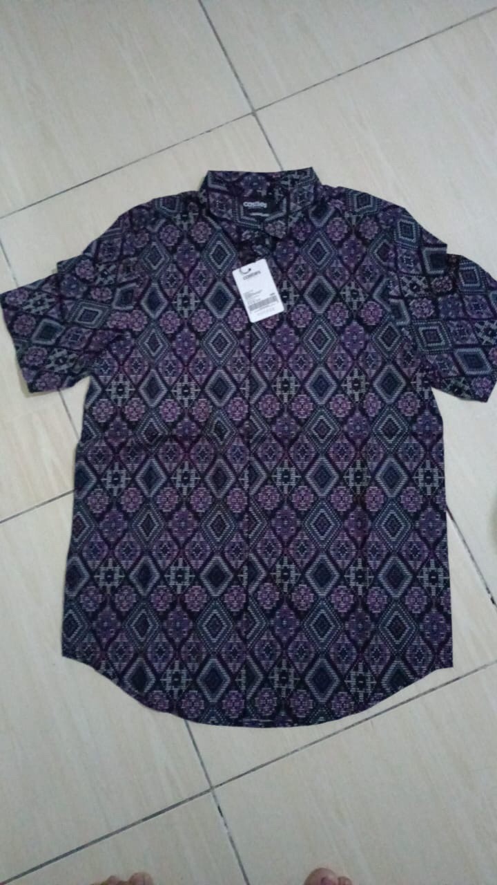Predz_id 6482 Kemeja Batik Slimfit Pria Lengan Pendek