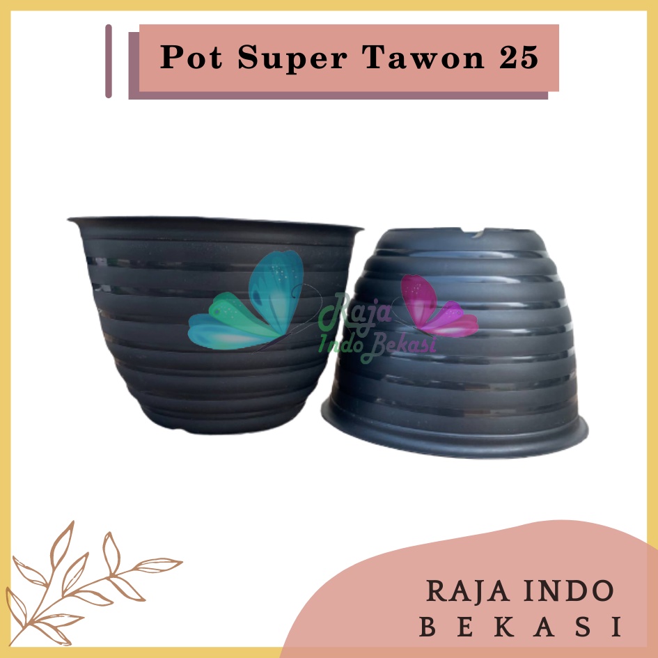 Pot Super Tawon 25 Hitam Garden Of Love Pot Tawon Putih Tirus Pot Tawon Pirus 18 20 21 25 27 - Pot Tawon 25